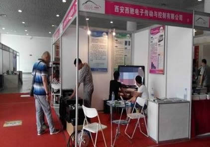 西安西馳電子系列產品參展曲江新能源汽車展會(圖1)